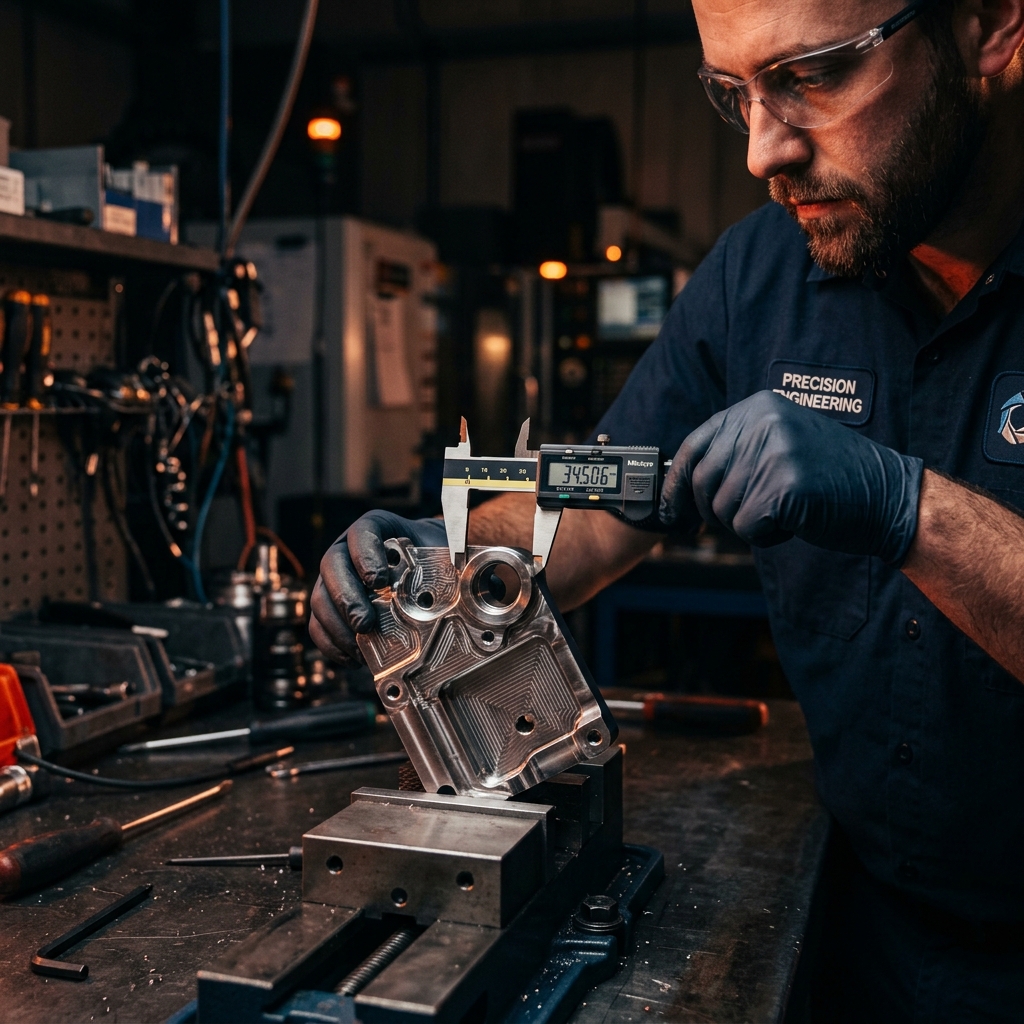 Inspección de Calidad de Precisión Industrial - Maquinados MAIVA
